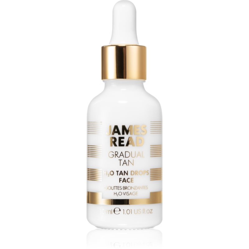 

James Read Gradual Tan H2O Tan Drops краплі для автозасмаги для обличчя відтінок Light/Medium