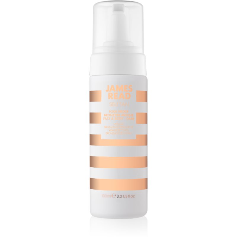 James Read Self Tan Bronzing Mousse For Face And Body Shade Medium/Dark 100 Ml