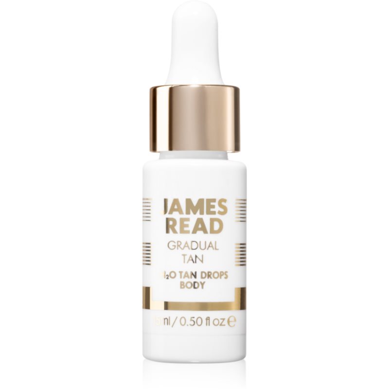 James Read Gradual Tan H2O Tan Drops önbarnító cseppek testre árnyalat Light/Medium 15 ml