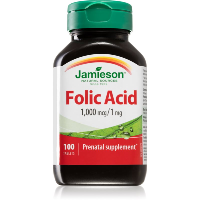 Jamieson Folic Acid 1000 mcg tablety pro těhotné ženy 100 tbl