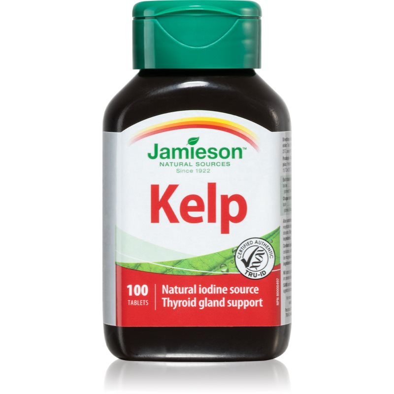 Jamieson Kelp tablety pre správnu funkciu štítnej žľazy 100 tbl kúpite na Notino.sk