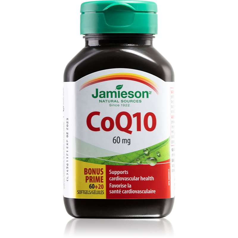 Jamieson CoQ10 60 mg kapsuly pre správnu funkciu srdca 80 cps kúpite na Notino.sk