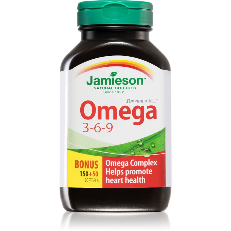 JAMIESON Omega 3-6-9 1200mg cps.150+50 koupíte na Notino.cz