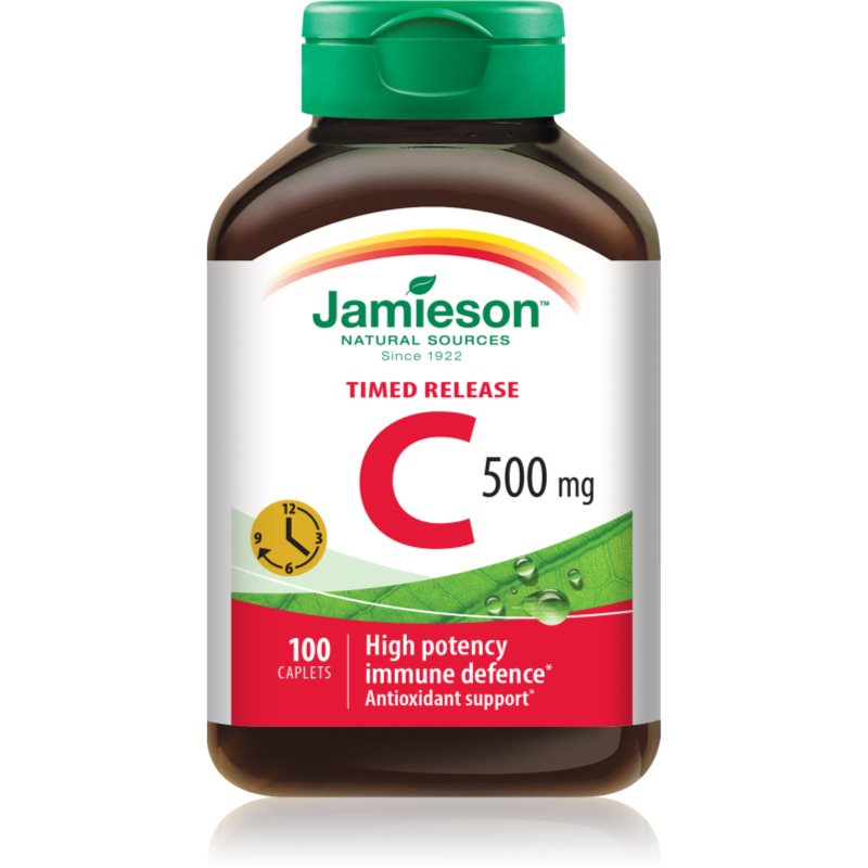 Jamieson Vitamín C 500 mg s postupným uvolňováním 100 tablet koupíte na Notino.cz