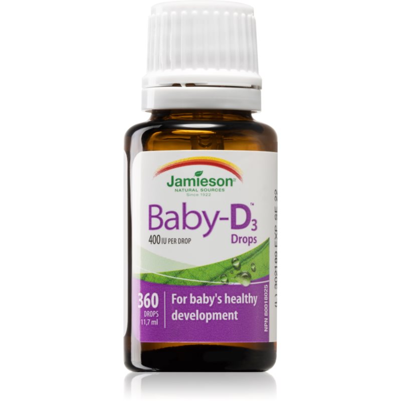 Jamieson Baby Vitamin D3 400 IU kvapky na podporu zdravého vývinu detí pre deti 11.7 ml kúpite na Notino.sk