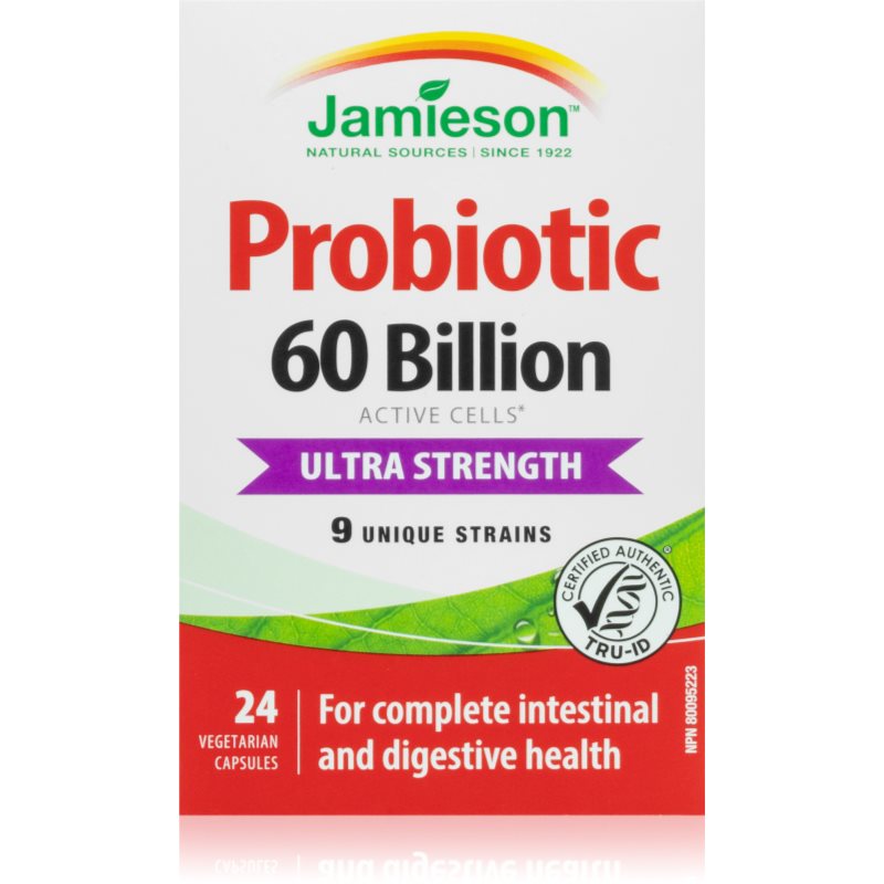 Jamieson Probiotic 60 miliard Ultra Strength kapsuly s probiotikami 24 cps