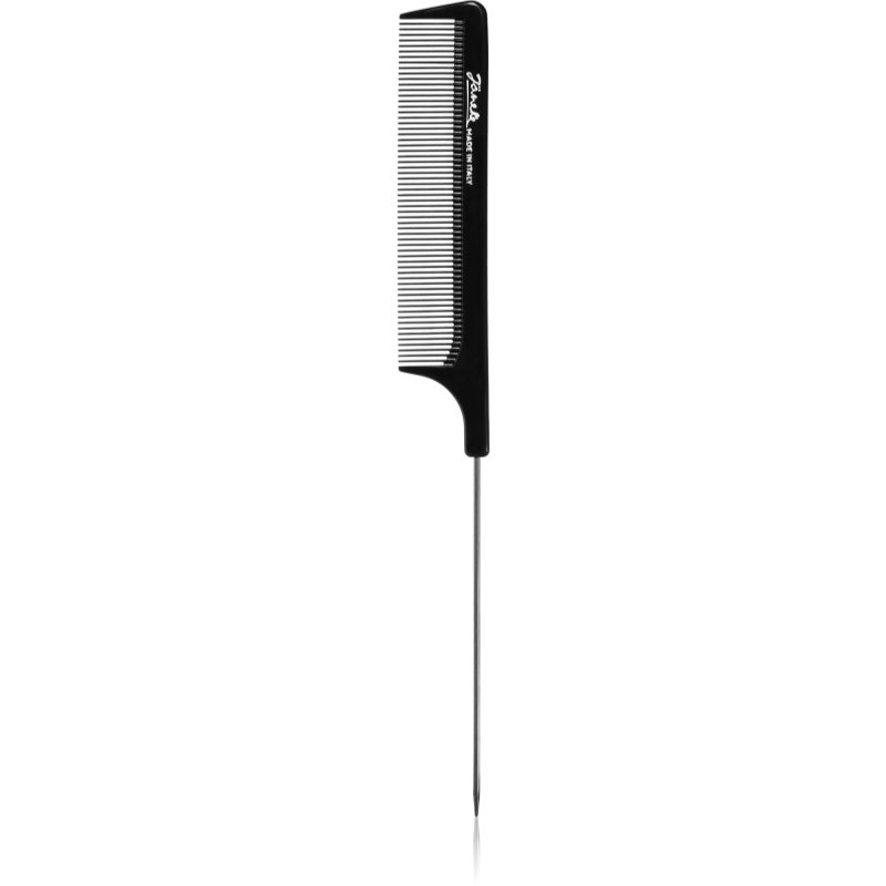Janeke Professional Metal Tail Comb hřeben na vlasy 21 cm 1 ks