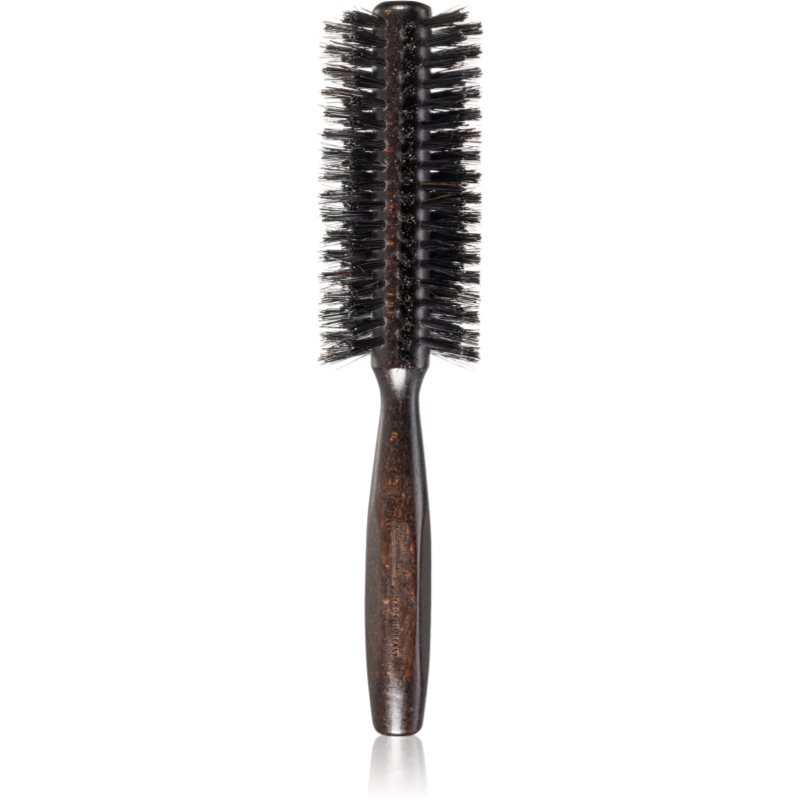 Janeke Bobinga Wooden hairbrush Ø 48 mm medinis plaukų šepetys su šerno šereliais 1 vnt.