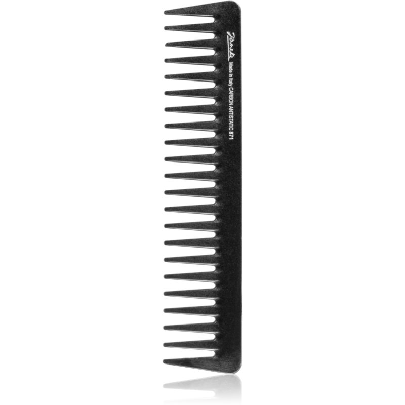 Janeke Carbon Fibre Gel Application Comb hrebeň na vlasy na nanášanie gélových produktov 19 cm 1 ks