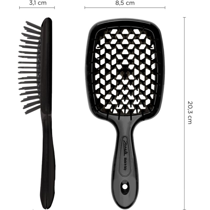 Janeke Superbrush große flache Bürste für das Haar 20,3 x 8,5 x 3,1 cm 1 St. (Bild 2)