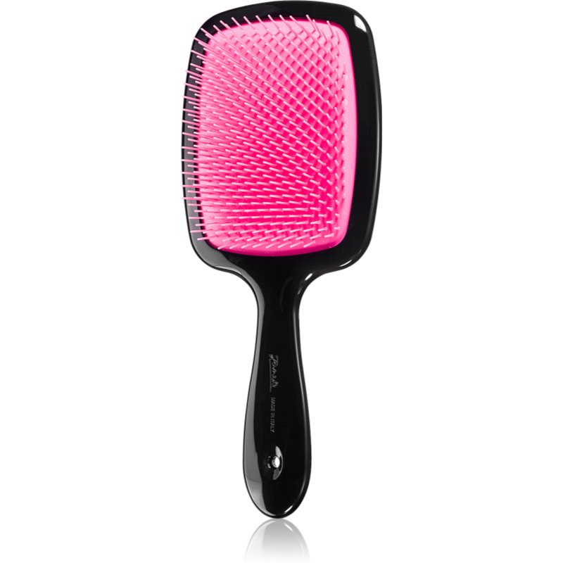 Janeke Detangling Hairbrush velika plošna četka za kosu 23,5 x 9,5 x 3 cm PINK 1 kom