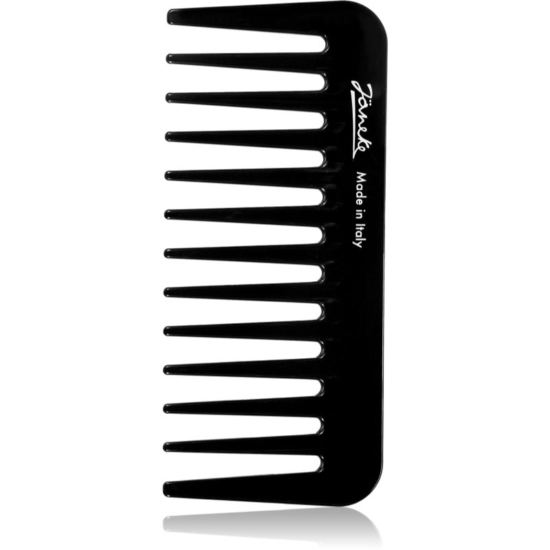 Janeke Black Line Small Supercomb Comb For The Application Of Gel Products 11 × 5 Cm