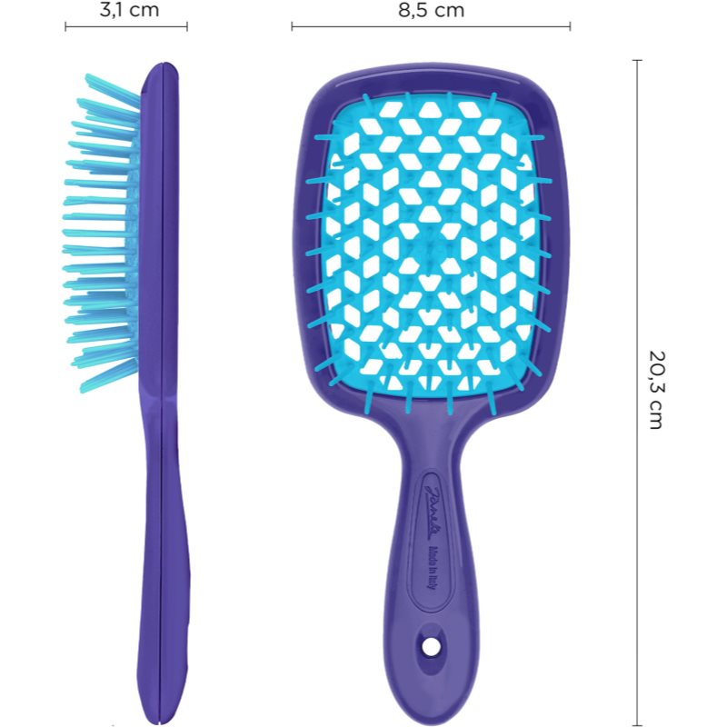 Janeke Superbrush große flache Bürste für das Haar 20,3 x 8,5 x 3,1 cm 1 St. (Bild 2)