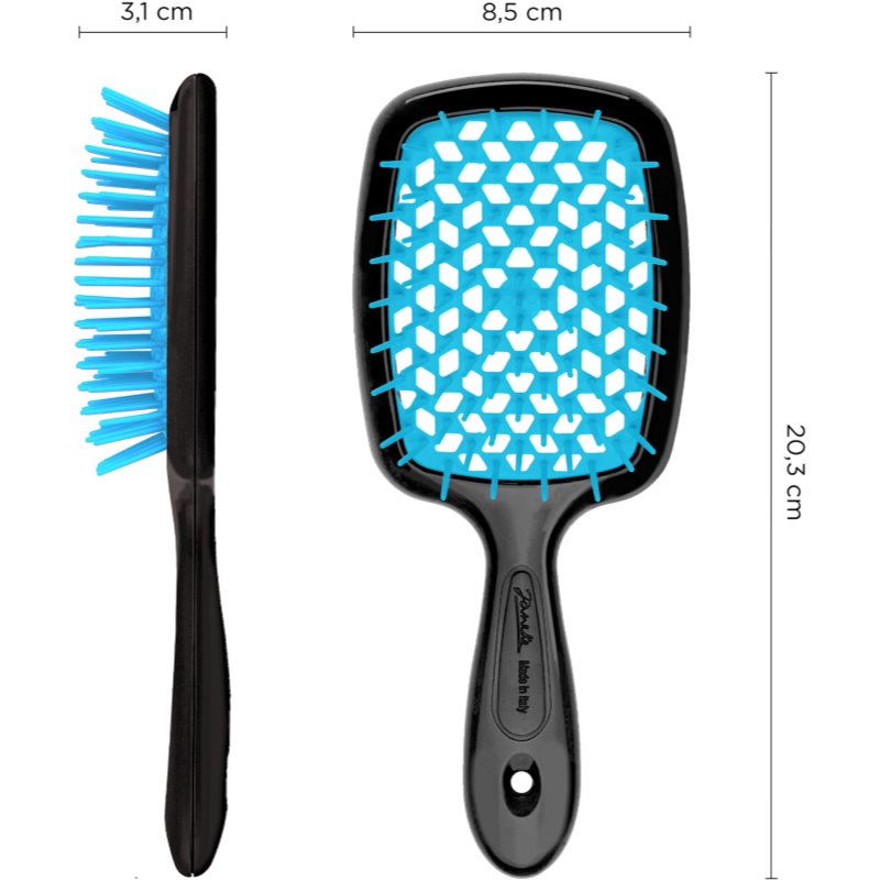 Janeke Superbrush große flache Bürste für das Haar 20,3 x 8,5 x 3,1 cm 1 St. (Bild 2)