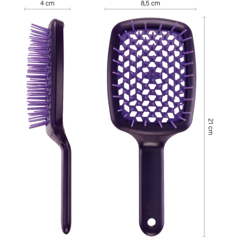 Janeke Curvy "M" Vented Brush Flache Bürste für thermische Umformung von Haaren 21 x 8,5 x 4 cm 1 St. (Bild 2)