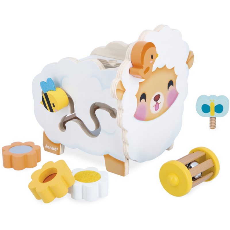 Janod Multi-Activity Sheep activity toy wooden 12m  1 pc