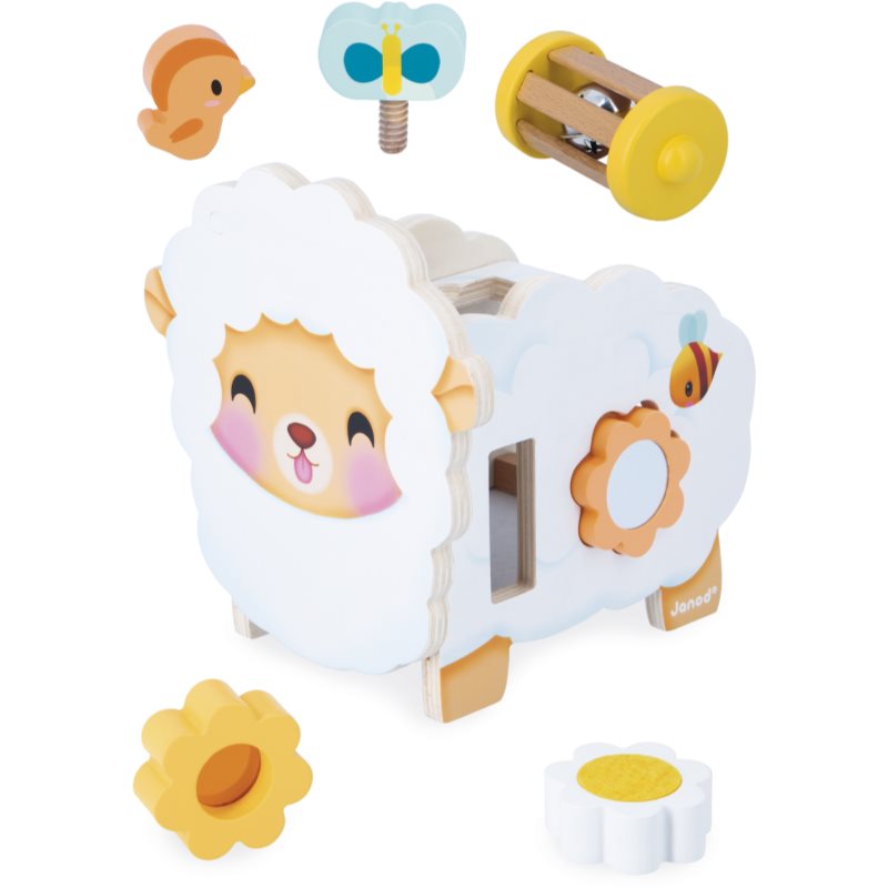 Janod Multi-Activity Sheep Activity Spielzeug aus Holz 12m+ 1 St. (Bild 8)