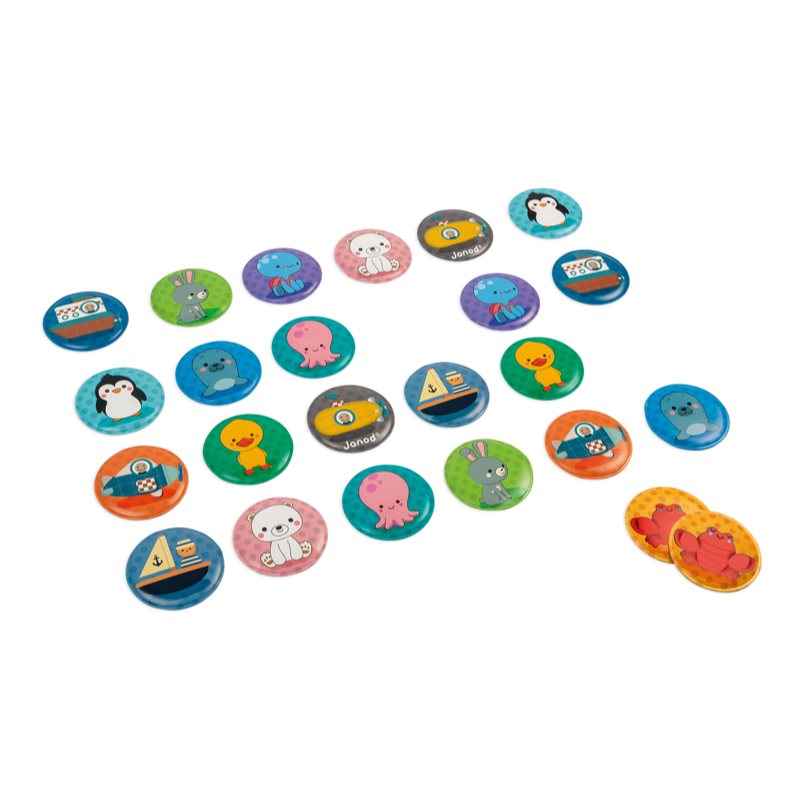 Janod Bath Memory Memory Game For The Bath Animals 2 Y+ 24 Pc