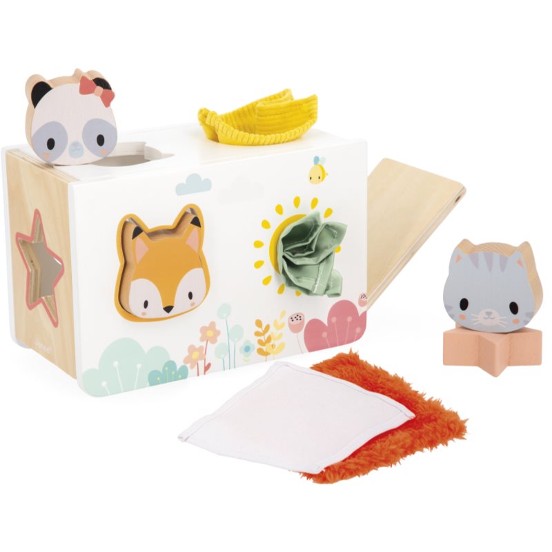 Janod Pure Sensory Tissue Box Activity Steckspielzeug 12m+ 1 St.
