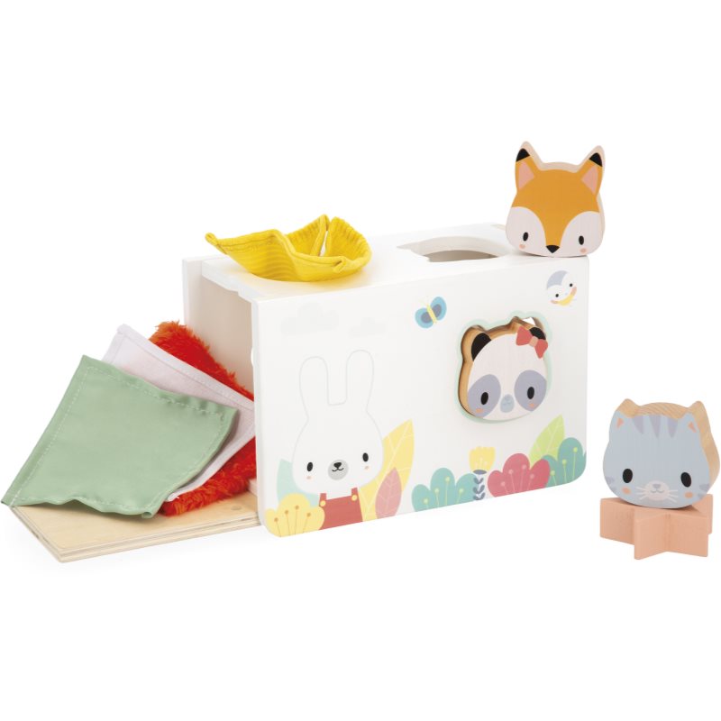 Janod Pure Sensory Tissue Box Activity Steckspielzeug 12m+ 1 St. (Bild 3)