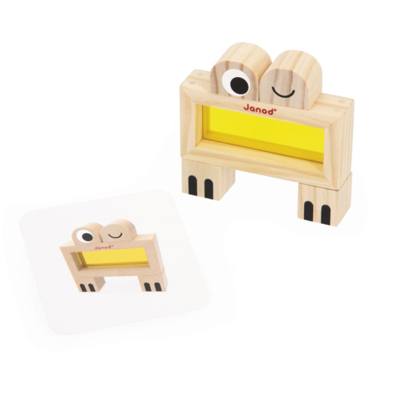 Janod Sensory Game Translucent Blocks aktivity hračka 12m+ 12 ks (obrázek 6)