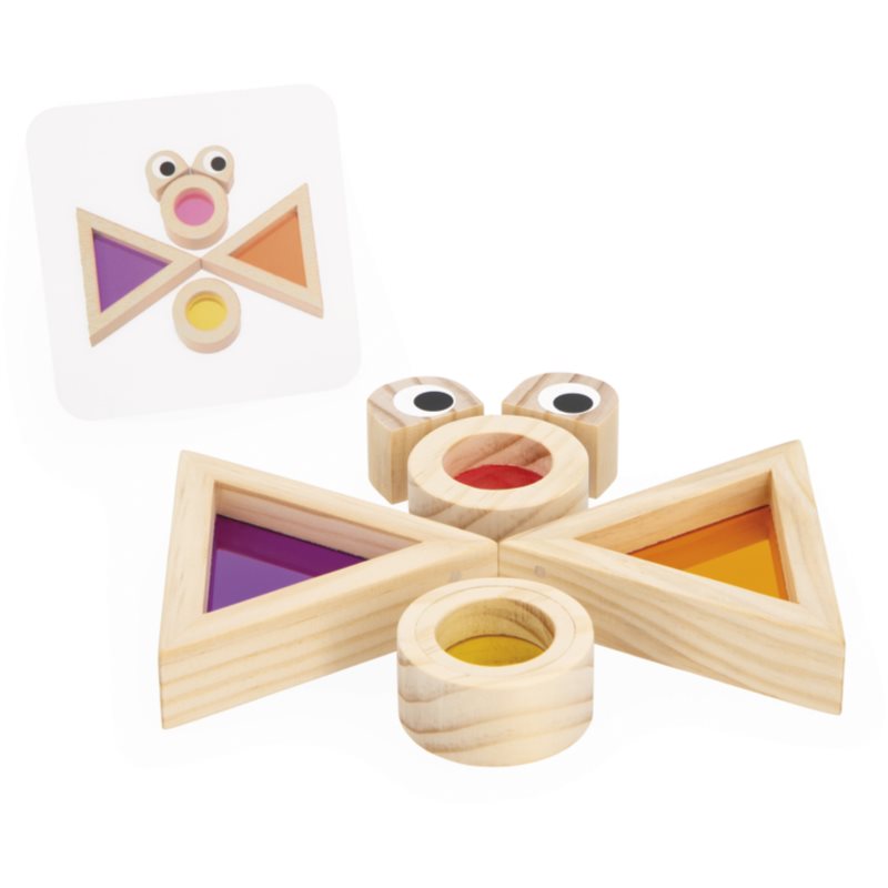 Janod Sensory Game Translucent Blocks aktivity hračka 12m+ 12 ks (obrázek 8)
