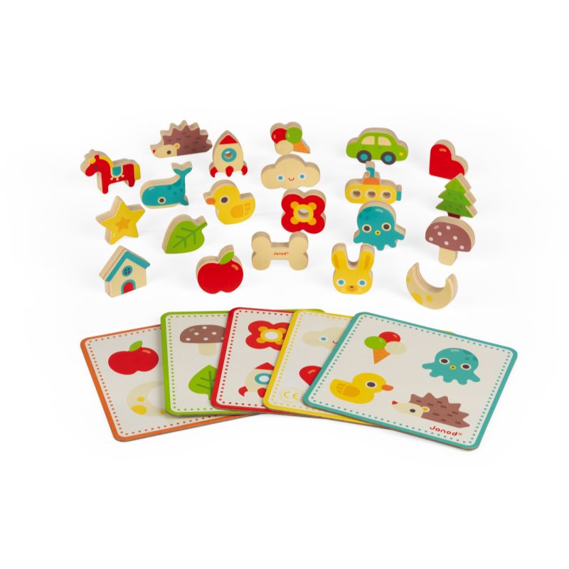 Janod Memory Touch 3-6 Y 21 кс