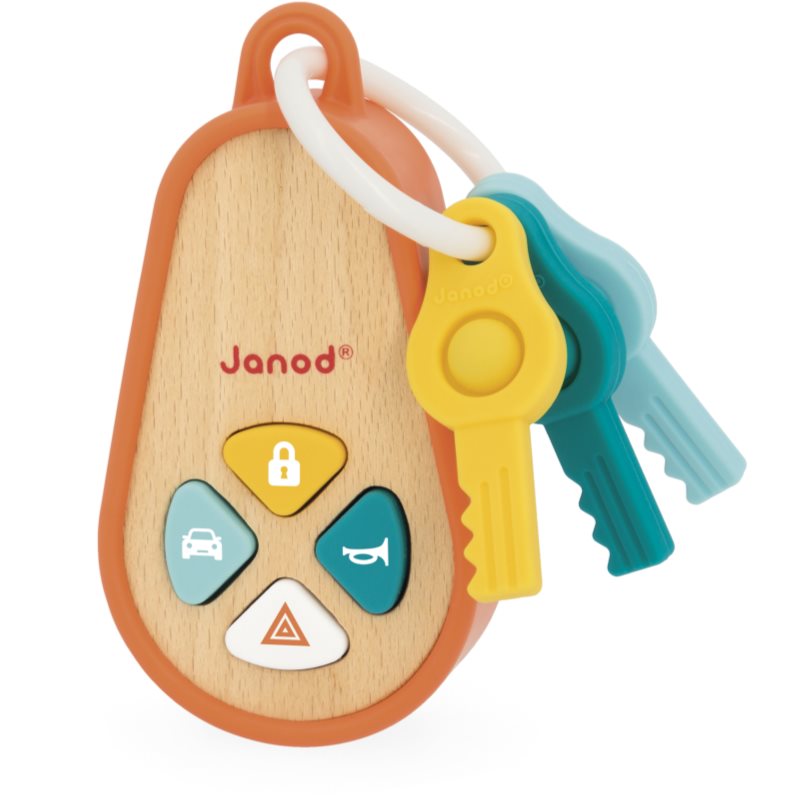 Janod Sounding Keychain Activity Spielzeug aus Holz 18m+ 1 St. (Bild 3)