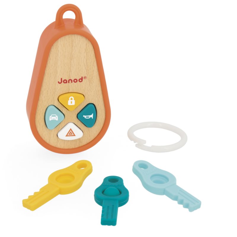 Janod Sounding Keychain Activity Spielzeug aus Holz 18m+ 1 St. (Bild 4)