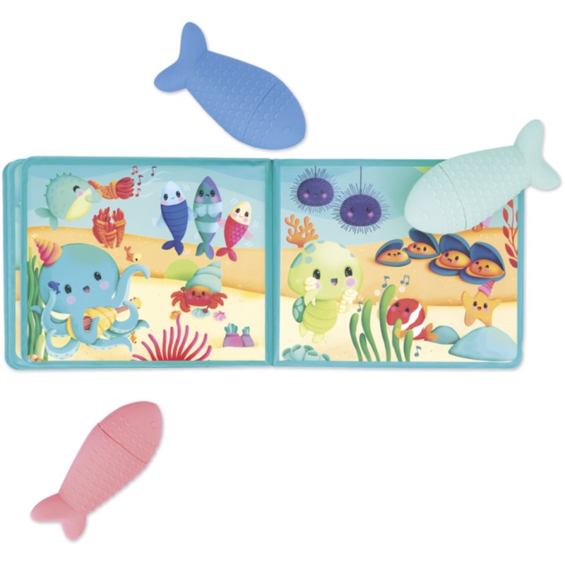 Janod Bath Book Party under the sea Bilderbuch für die Badewanne 10m+ 1 St. (Bild 3)