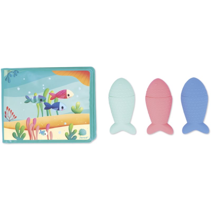 Janod Bath Book Party under the sea Bilderbuch für die Badewanne 10m+ 1 St. (Bild 4)