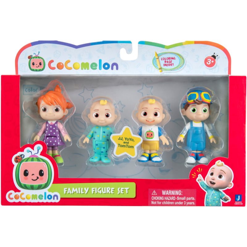 Jas Cocomelon Jas Cocomelon Family Figure Set σετ παιχνιδιών 3y+ 4 τμχ