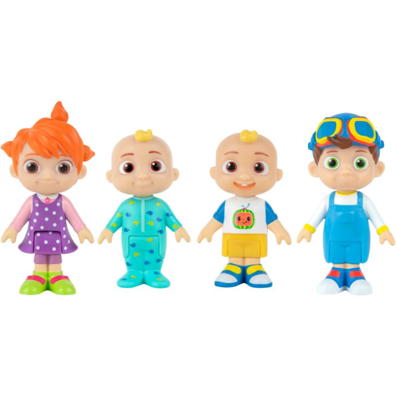 Jas Cocomelon Family Figure Set Lot De Jouets 3y+ 4 Pcs