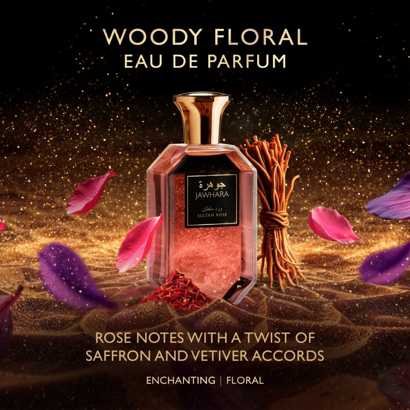 Jawhara Sultan Rose parfémovaná voda unisex 100 ml (obrázek 3)