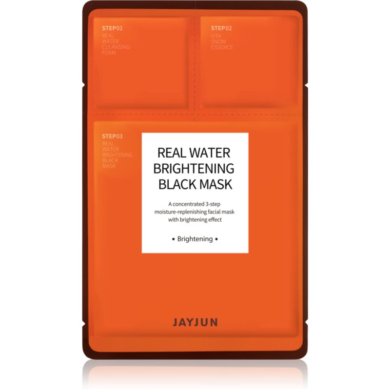 Jayjun Real Water Brightening Moisturising Face Sheet Mask With A Brightening Effect 1 Pc