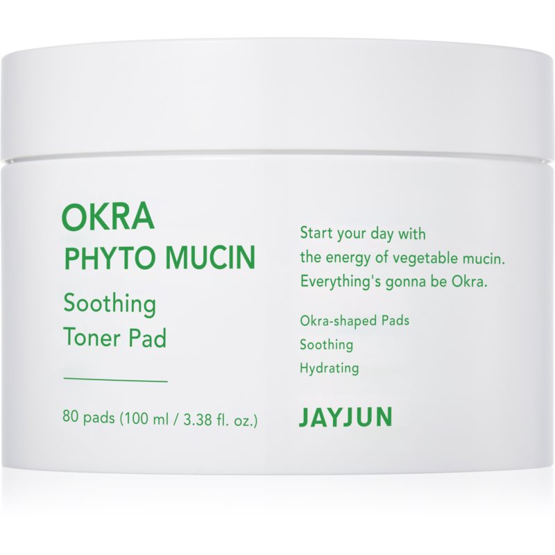 Jayjun Okra Phyto Mucin Intense Revitalising Pads With Soothing Effect 80 Pc