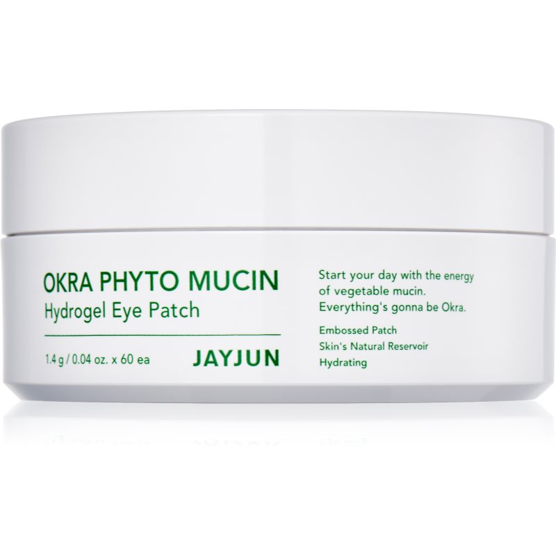 Jayjun Okra Phyto Mucin feuchtigkeitsspendende Gel-Maske für den Augenbereich 60 St.