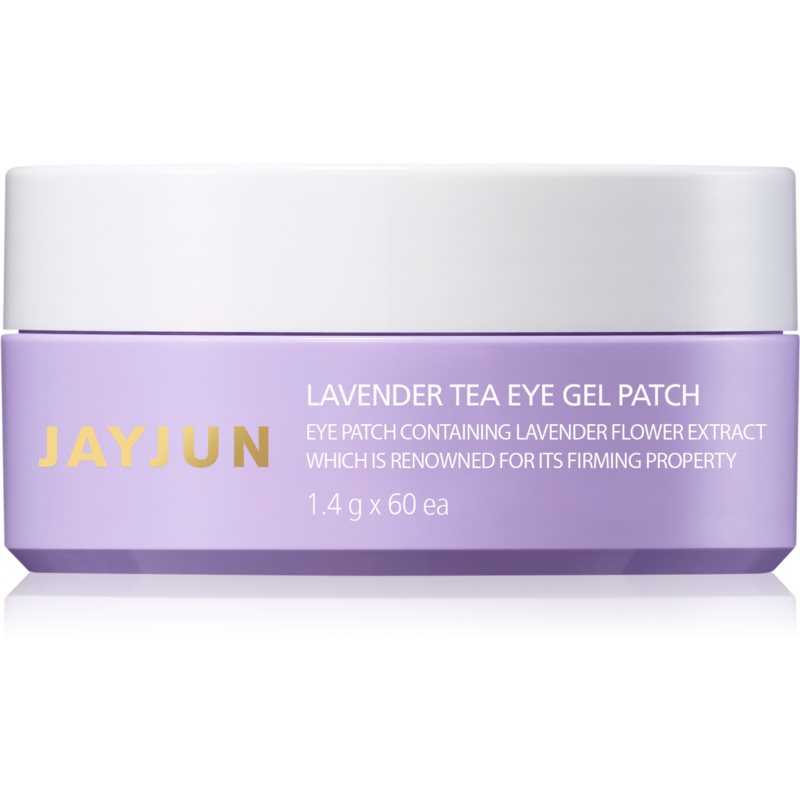 Jayjun Eye Gel Patch Lavender Tea hidrogél maszk a szem körül a feszes bőrért 60x1,4 g