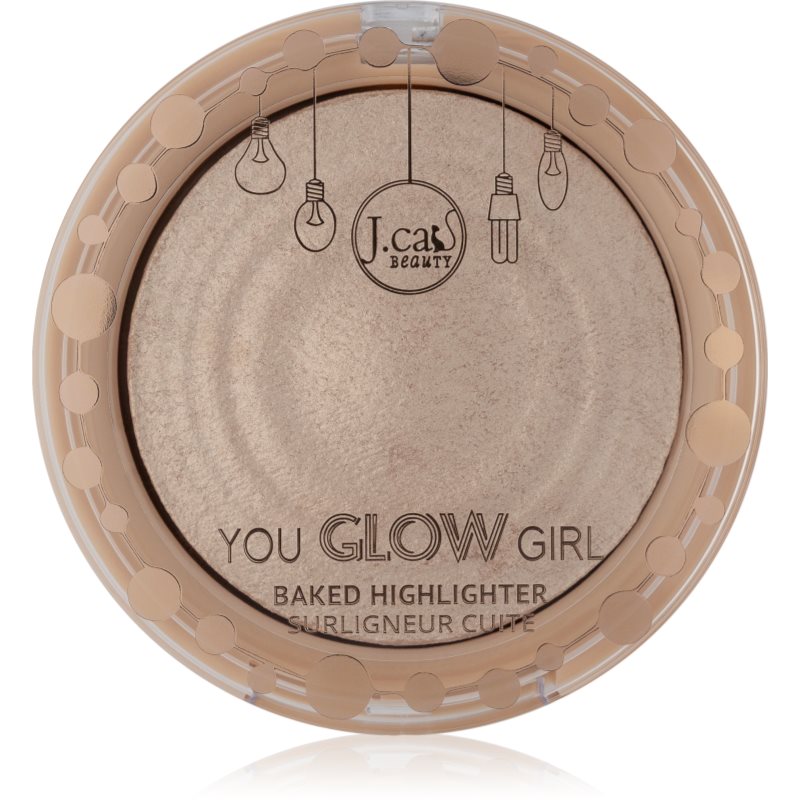 J.Cat Beauty You Glow Girl Baked Highlighter Farbton 104 Crystal Sand 8.5 g