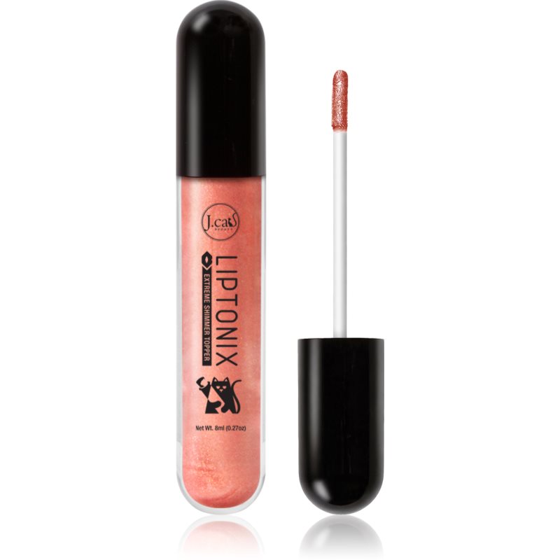 J.Cat Beauty Liptnix Extreme Shimmer Topper trblietavý lesk na pery odtieň 102 Galaxy Glow 8 g