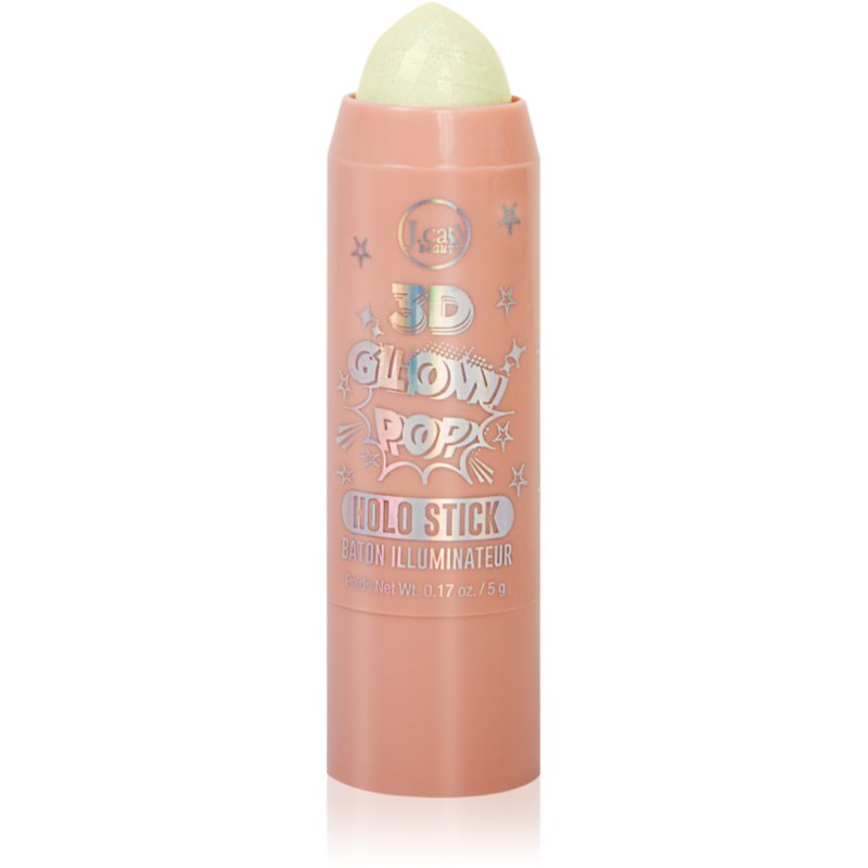 J.Cat Beauty 3D Glow Pop rozjasňující tyčinka odstín 101 Metamorphic Gold 5 g