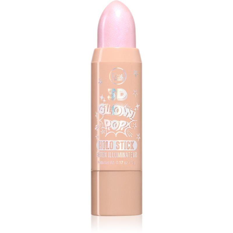 J.Cat Beauty 3D Glow Pop rozjasňující tyčinka odstín 102 Galaxia Glow 5 g