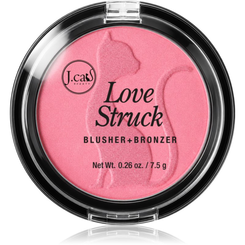 J.Cat Beauty Love Struck bronzer a lícenka odtieň 107 Lovey Dovey 7.5 g