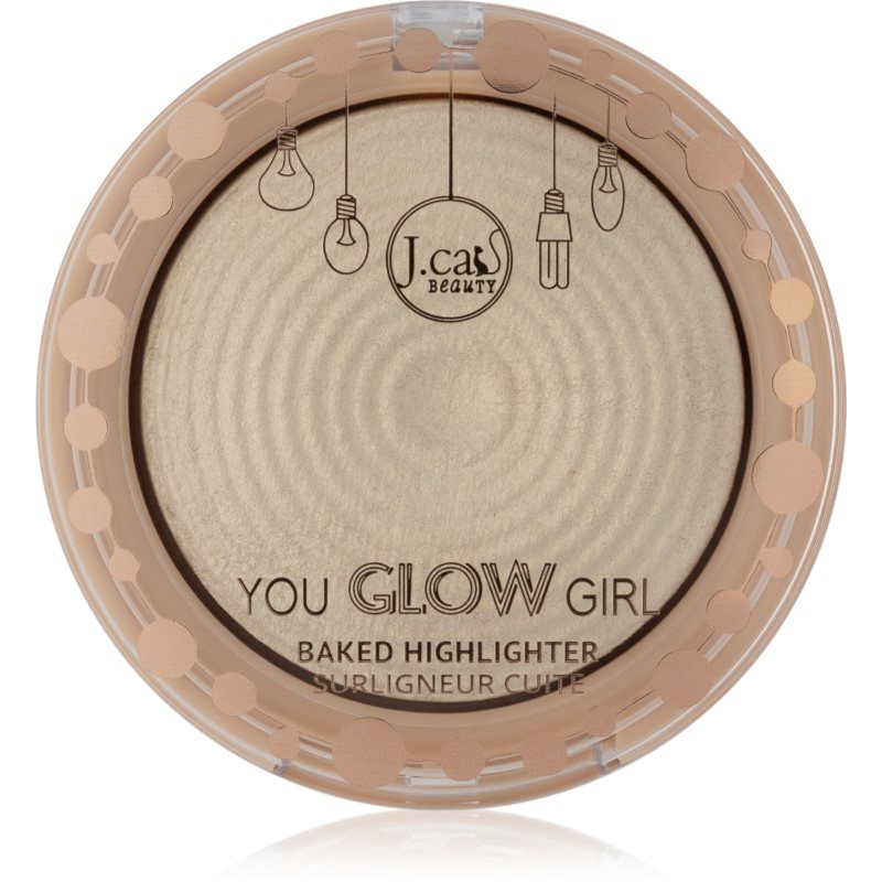 J.Cat Beauty You Glow Girl Baked Highlighter Farbton 101 White Goddess 8.5 g