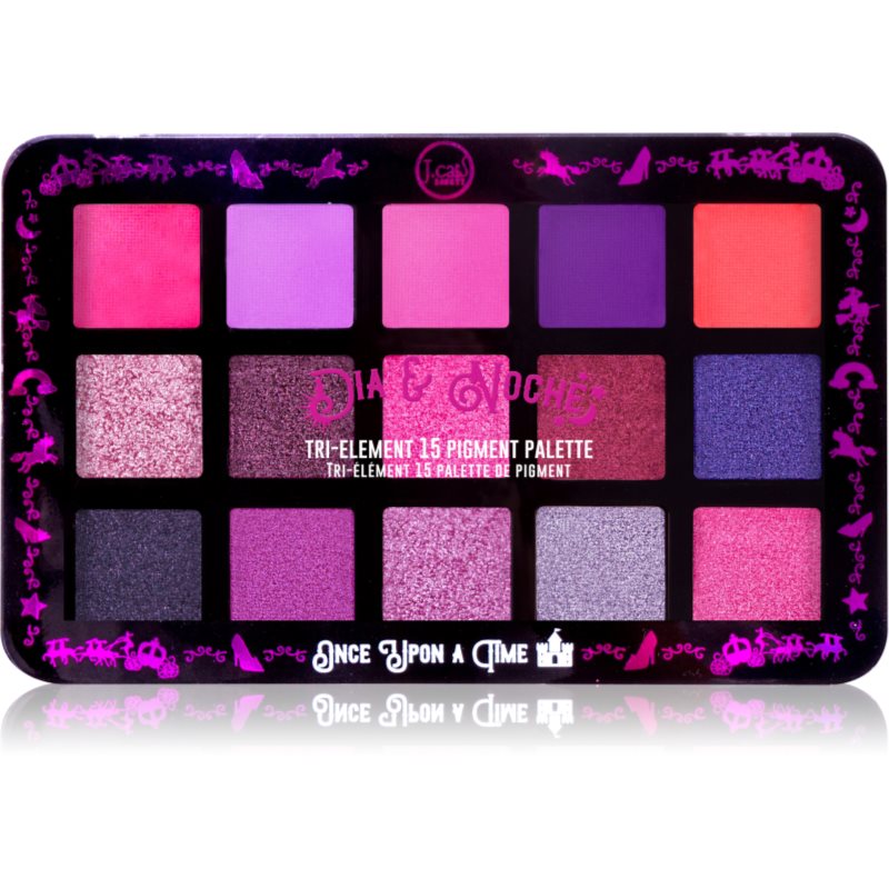 J.Cat Beauty Dia & Noche paletka očních stínů odstín 105 Once Upon A Time 16 g