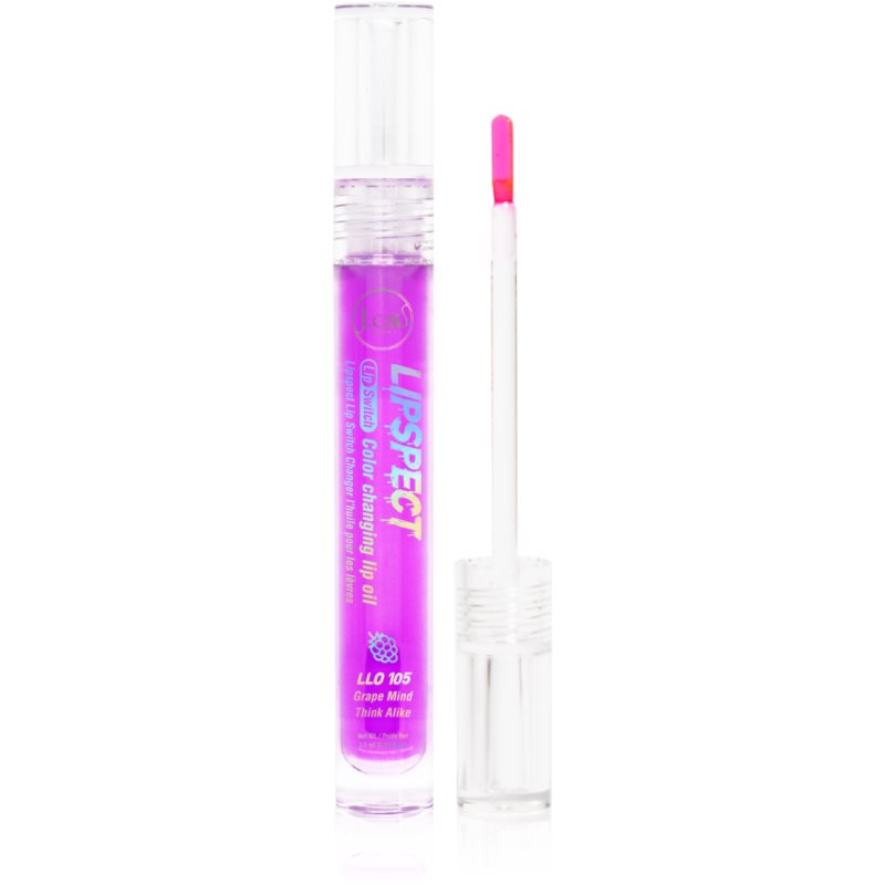 J.Cat Beauty Lipspect olej na pery s meniacou sa farbou odtieň 105 Grape Minds Think Alike 3 ml