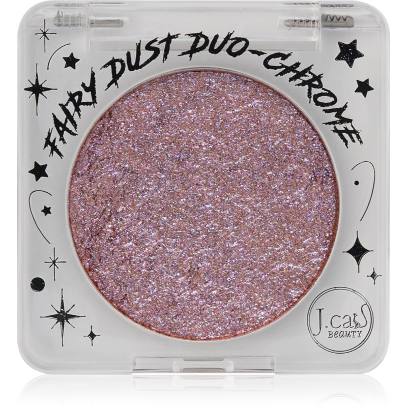 J.Cat Beauty Fairy Dust Duo-Chrome trblietavé očné tiene odtieň 101 Goblin Supercharged 2.3 g