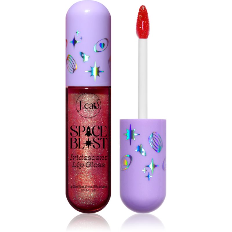 J.Cat Beauty Space Blast lesk na pery s meniacou sa farbou odtieň 101 Supernova 5 ml