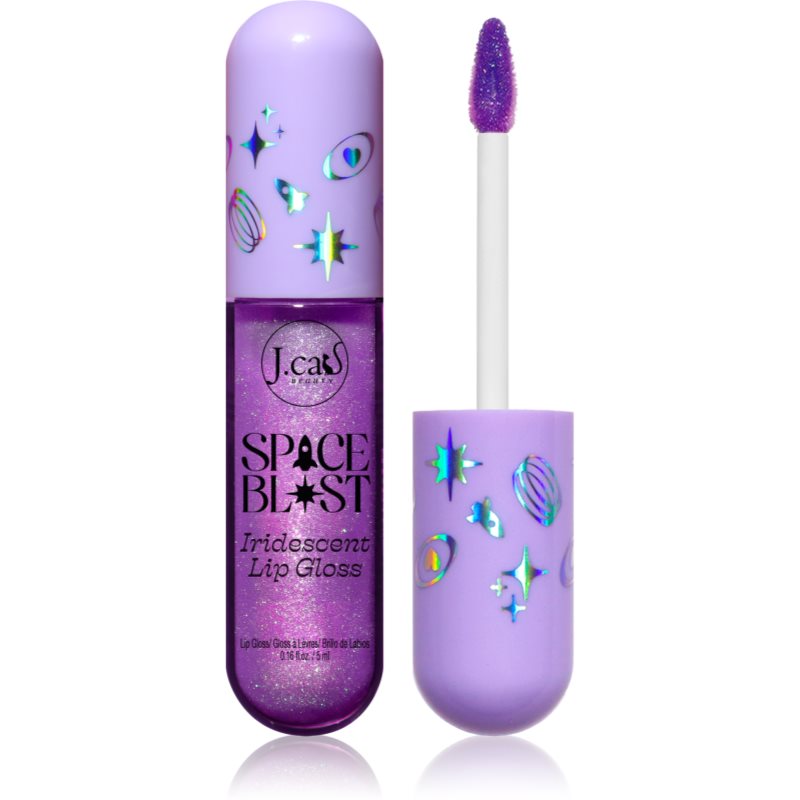 J.Cat Beauty Space Blast lesk na pery s meniacou sa farbou odtieň 5 ml