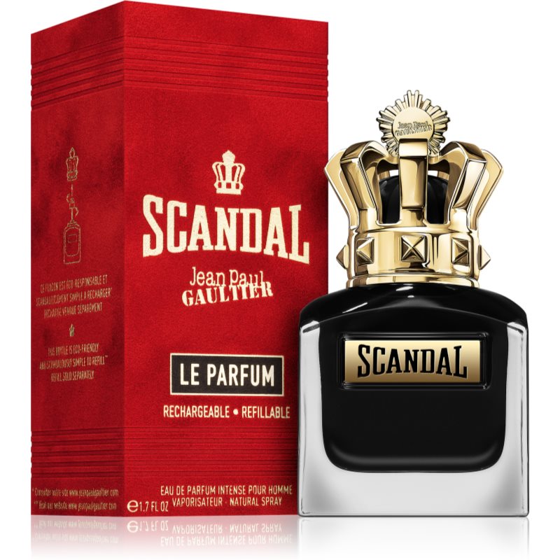 Jean Paul Gaultier Scandal Le Parfum Pour Homme Eau De Parfum Refillable For Men 50 Ml